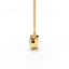 Bezel-Set Diamond Slider Necklace in 18ct Gold – Modern Elegance & Timeless Sparkle