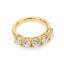 3.50ct Lab Grown Diamond Five-Stone Ring in 9ct Yellow Gold
