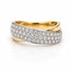 18ct Yellow & White Gold Diamond Dress Ring