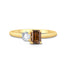 18ct Yellow Gold Argyle Chocolate Diamond Toi et Moi Ring
