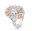 18ct White Gold Argyle Pink Diamond Ring | Art Deco Inspired