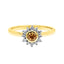 18ct Yellow & White Gold Argyle Chocolate Diamond Ring