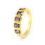 Emerald Cut 18ct Yellow Gold Chocolate Diamond Ring
