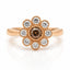 18ct Rose Gold Chocolate Diamond Ring