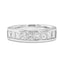 18ct White Gold Princess Cut Diamond Channel Set Ring