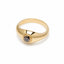 0.35ct Australian Champagne Diamond Signet Ring in 9ct Yellow Gold