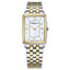 Toccata Rectangular Two-Tone Mother-of-Pearl Diamond Dial Watch | Raymond Weil
