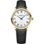 Toccata 39mm Quartz White Dial Leather Strap Watch | Raymond Weil