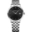 Classic Steel Black Dial Quartz Watch