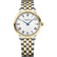 Toccata 39mm Quartz White Dial Two-Tone Stainless Steel Watch | Raymond Weil