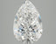 3.87 Carat D VVS2 Pear Lab Diamond