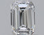 0.53 Carat D-VVS2 Emerald Cut Diamond