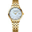 Ladies Classic Gold Diamond Steel Watch
