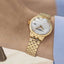 Ladies Classic Gold Diamond Steel Watch