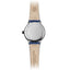 Ladies 76 Diamonds Blue Satin Strap Quartz Watch