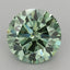 3.01 Carat Green VS1 Round Diamond