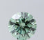2.02 Carat Round Cut Fancy Green
