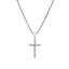 White Gold Diamond Cross Pendant