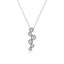 18ct White Gold Bezel Set Diamond Pendant 0.38ct