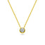 9ct Yellow Gold Lab Diamond Bezel Set Slider Pendant 0.30ct