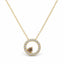 9ct Yellow Gold Chocolate Diamond Slider Pendant