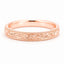 2.6mm Filigree Engraved Ring - 9ct Rose Gold band