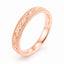 2.6mm Filigree Engraved Ring - 9ct Rose Gold band