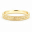 2.6mm Filigree Engraved Ring - 9ct Yellow Gold band