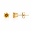 9ct Yellow Gold Citrine Pendant & Earrings Set