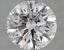 2.22 Carat D VVS1 Round Lab Diamond