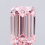 1.95 Carat Emerald Cut Fancy Pink