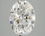 3.73 Carat F-VS2 Oval Lab Diamond