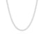 Mens 9ct White Gold Diamond Cut Curb Link Necklace