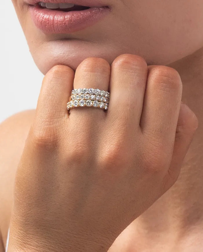 Designed to sit perfectly beside your forever ring.