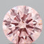 1.53 Carat Round Cut Fancy Pink