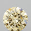 2.52 Carat Yellow VVS2 Round Diamond