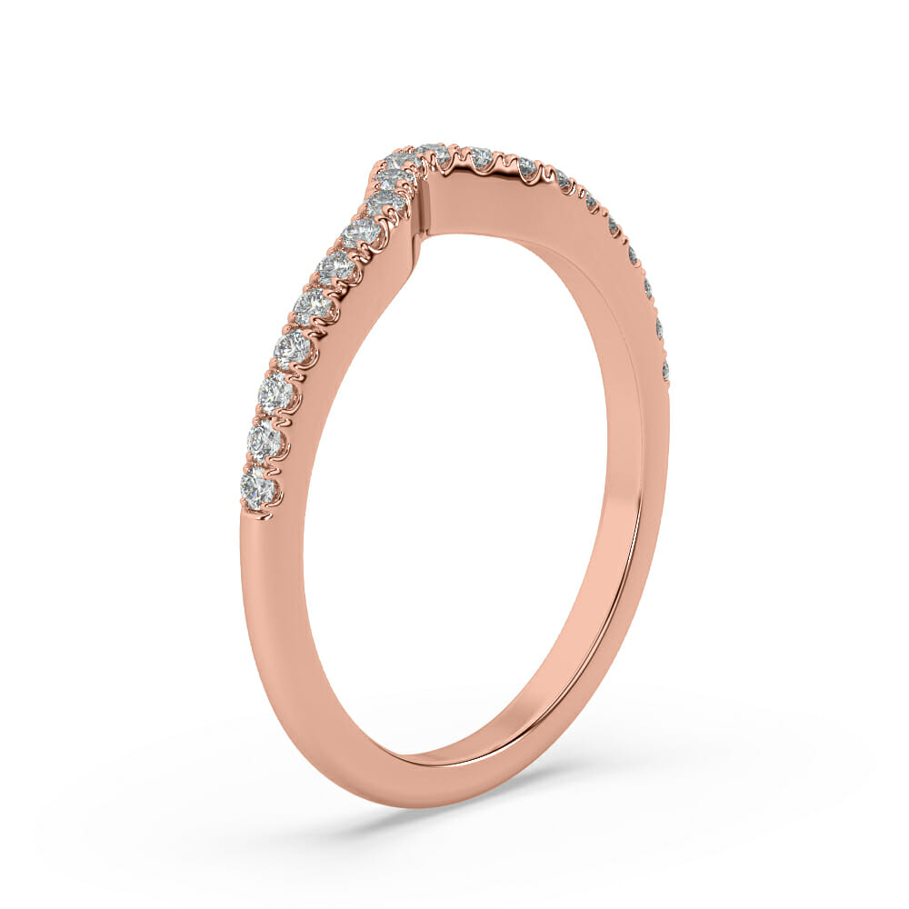 Curved Wedding ring