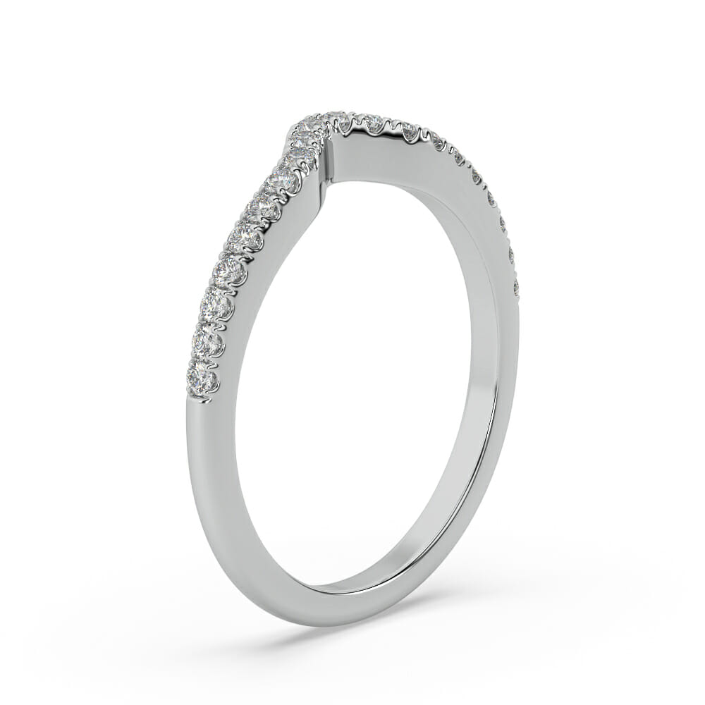 Curved Wedding ring