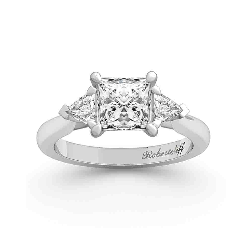 Princess trilogy engagement ring