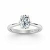 Oval Solitaire Engagement ring
