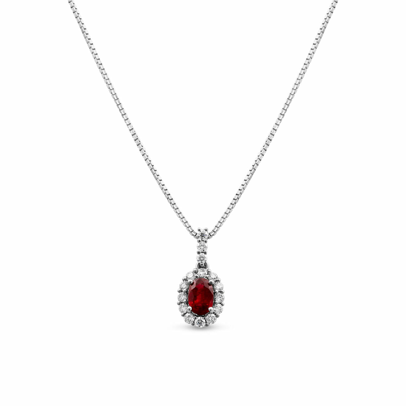 7-577 ruby and diamond pendant