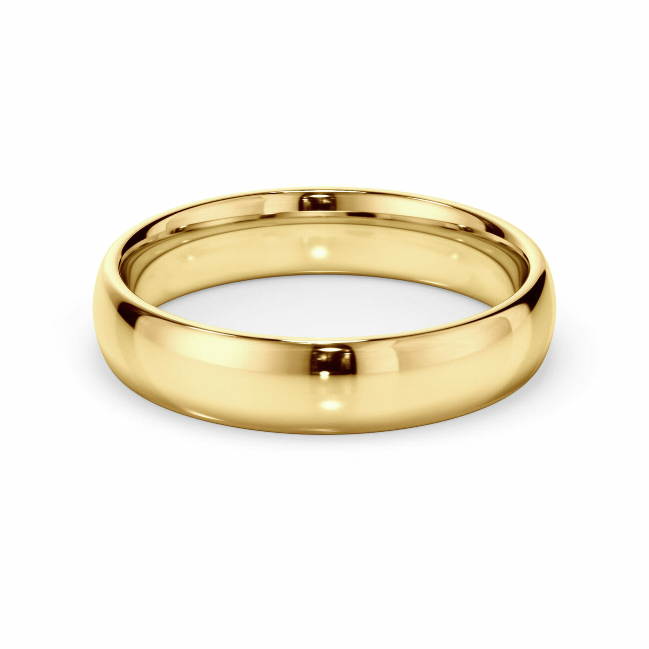 5mm Polished Mens Wedding Ring