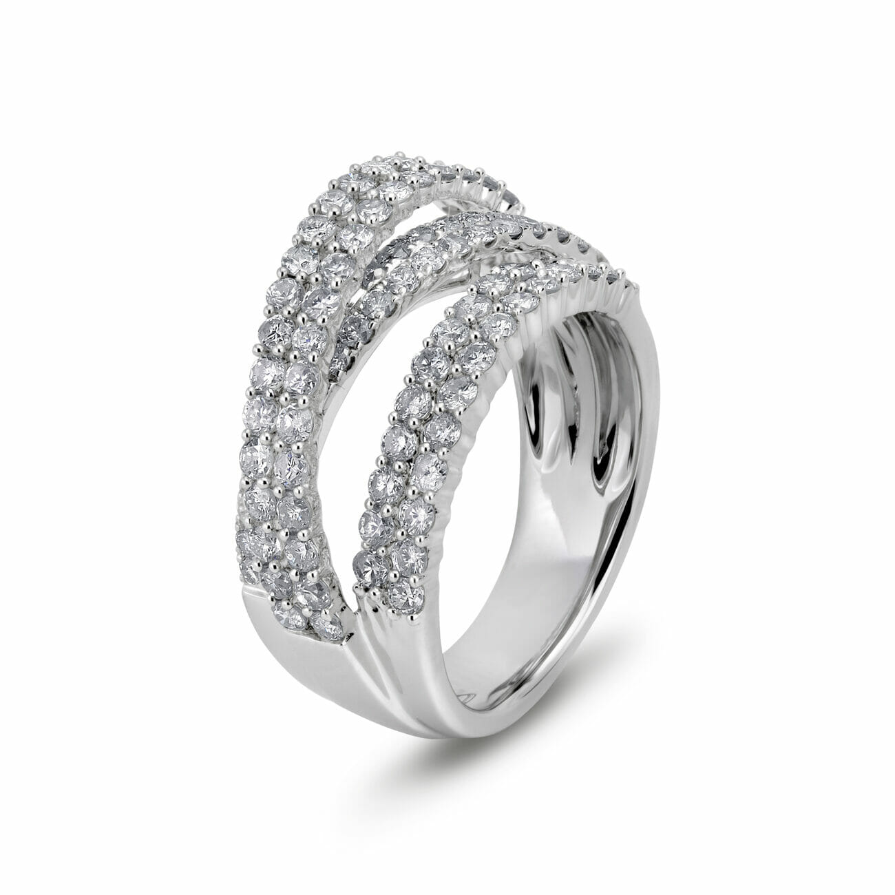 5-722 - Twisted diamond ring angle 2