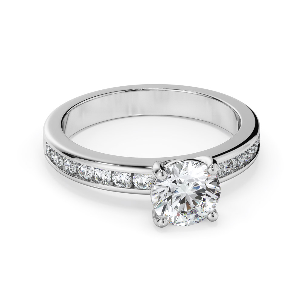 Style # Diamond Channel-Set Engagement Ring | Robert Cliff Master Jewellers
