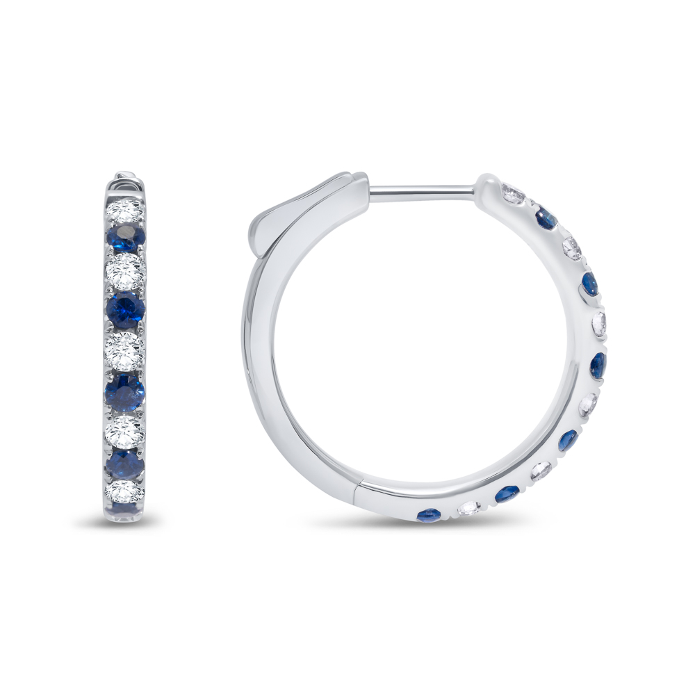 Sapphire and Diamond earrings